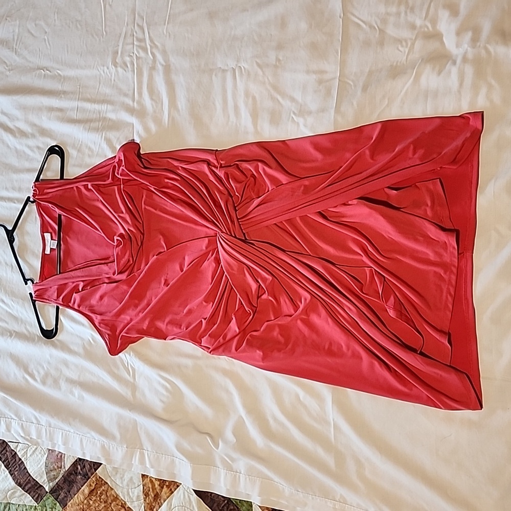 Peach NY Co Cowl Neck dress
